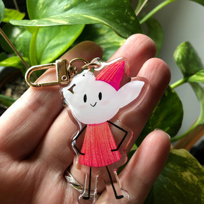 Alfur Keyring | Hilda llavero | Fanart Netflix Hilda the Series | Llavero colgante regalo llaves mochila