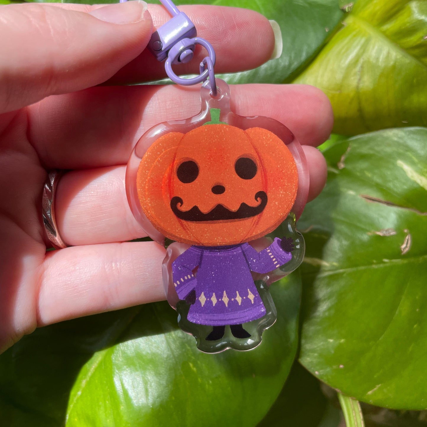 Soponcio Keyring | Jack Halloween Animal Crossing Llavero | New Horizons | Llavero colgante regalo llaves mochila Keychain