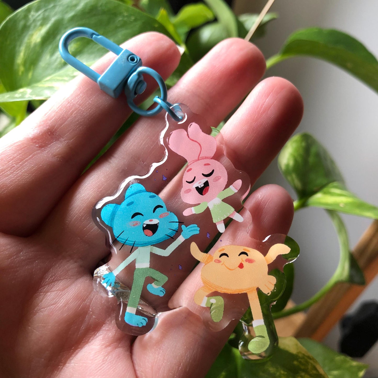 Gumball Llavero | Colgante regalo llaves mochila Keychain Keyring
