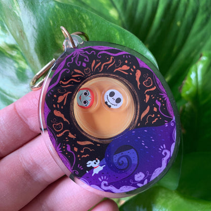 Shaker Pesadilla antes de Navidad  | Tamagotchi Llavero Jack Skeleton & Sally