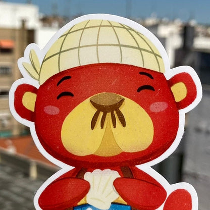 Pegatina Pascal Animal Crossing New Horizons | Cuaderno Decoración iPad Portatil Stickers Removible