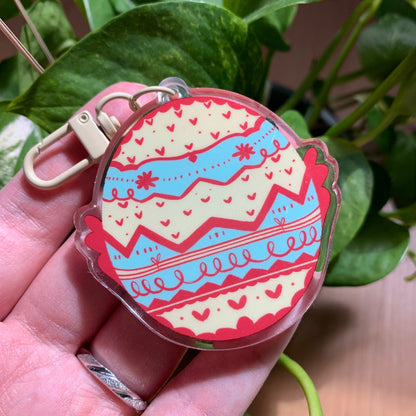 Llavero pollito en huevo de pascua  | Tamagotchi shaker