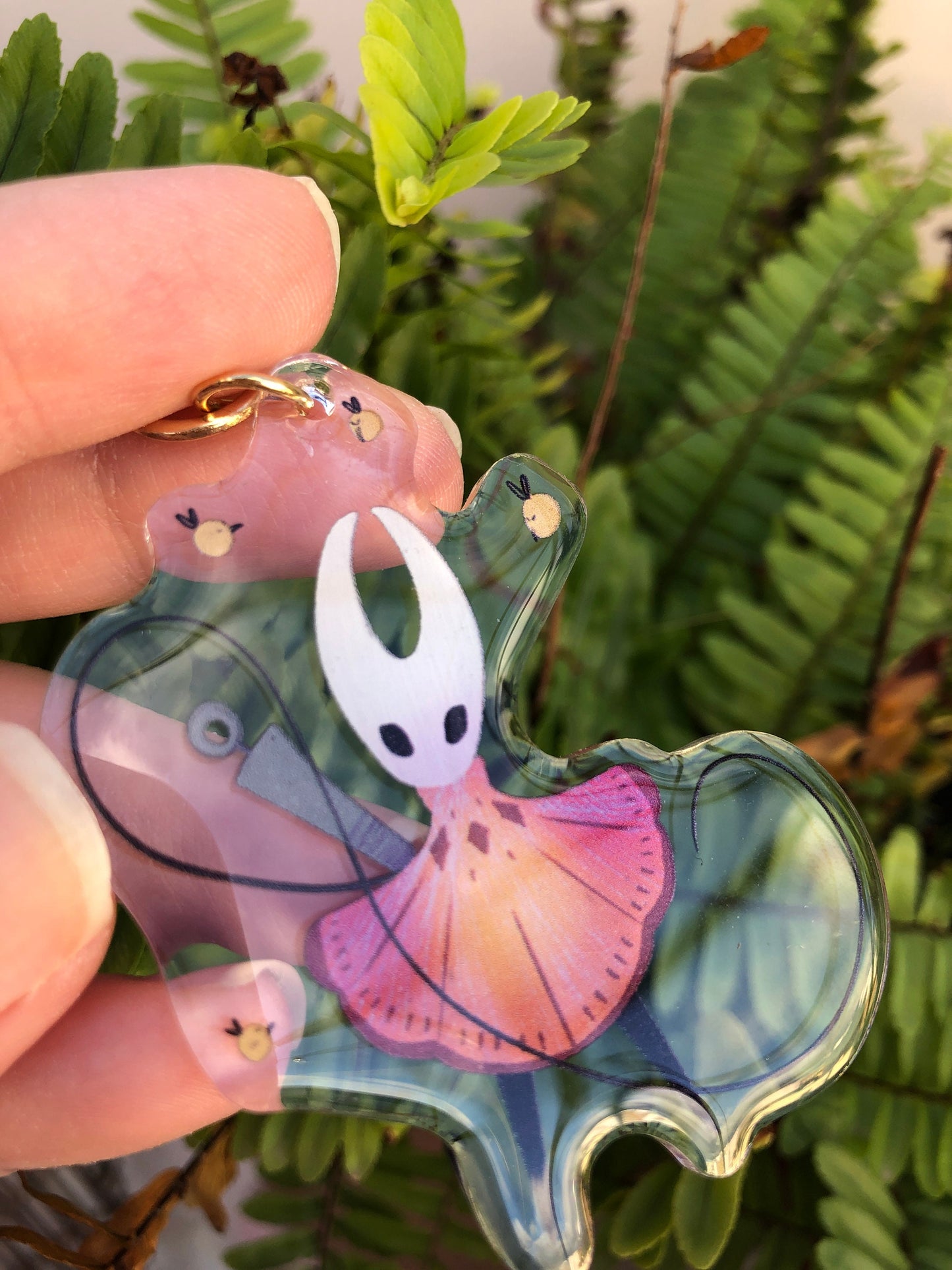 Hornet Keyring: Llavero Acrilico de la colección Hollow Knight, colgante para mochila