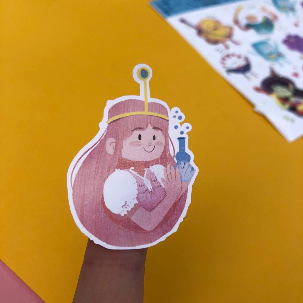 Pegatinas Hora de Aventuras Adventure Time | Hoja de pegatinas stickers decoración | Pack de pegatinas precortadas