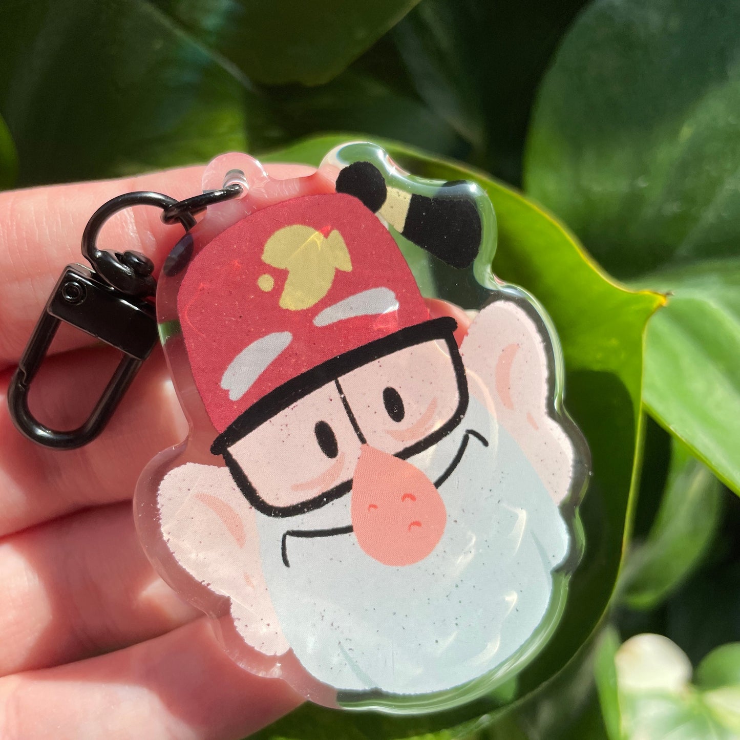 Stan Pines Gravity Falls Keychain Keyring |  llavero | Fanart colgante regalo llaves mochila