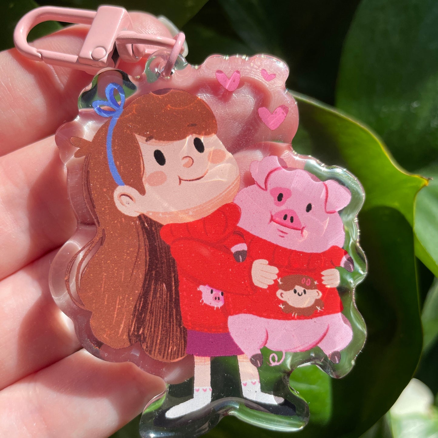 Mabel Gravity Falls Keychain Keyring |  llavero | Fanart colgante regalo llaves mochila