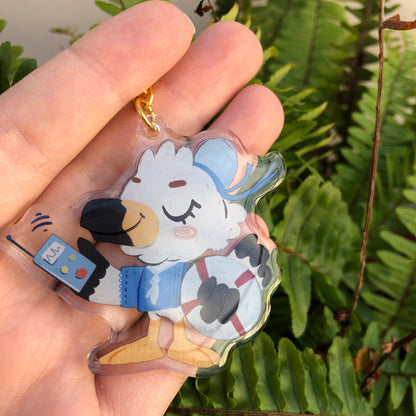 Gulliver Keyring | Gulliver llavero | Animal Crossing Llavero | New Horizons | Llavero colgante regalo llaves mochila Keychain