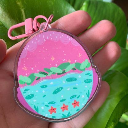 Shaker Axolote Llavero | Tamagotchi shaker Keychain Ajolote Axolotl