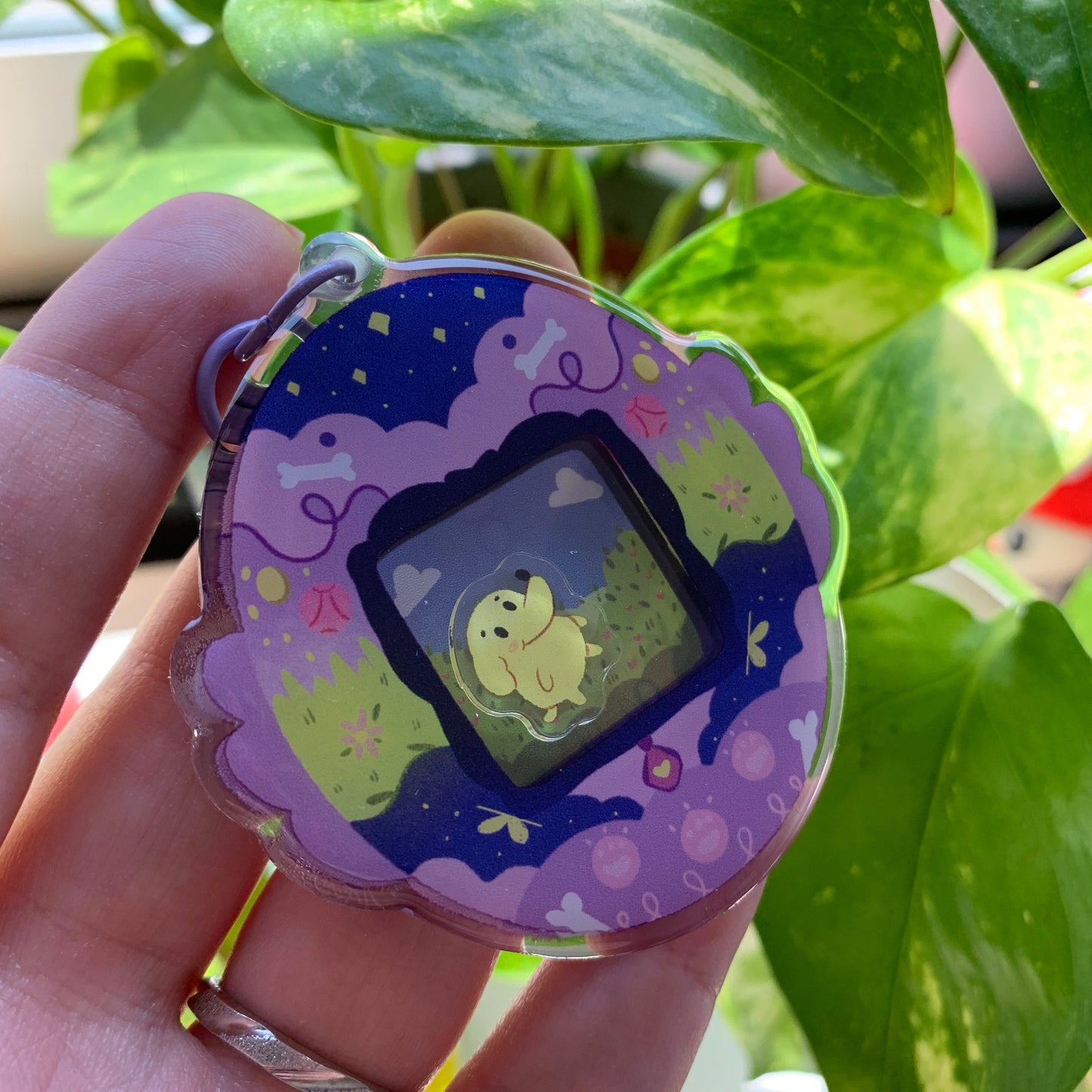 Llavero perro fanart | Tamagotchi shaker