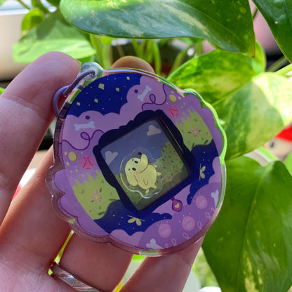 Llavero perro fanart | Tamagotchi shaker