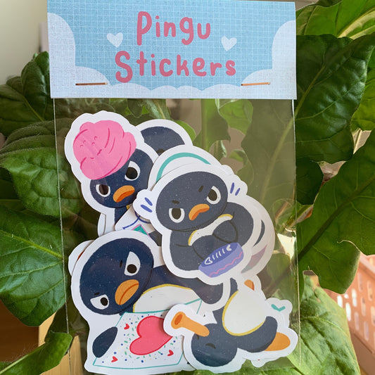 Pack Pegatinas Pingu | Stickers Pack | Fanart