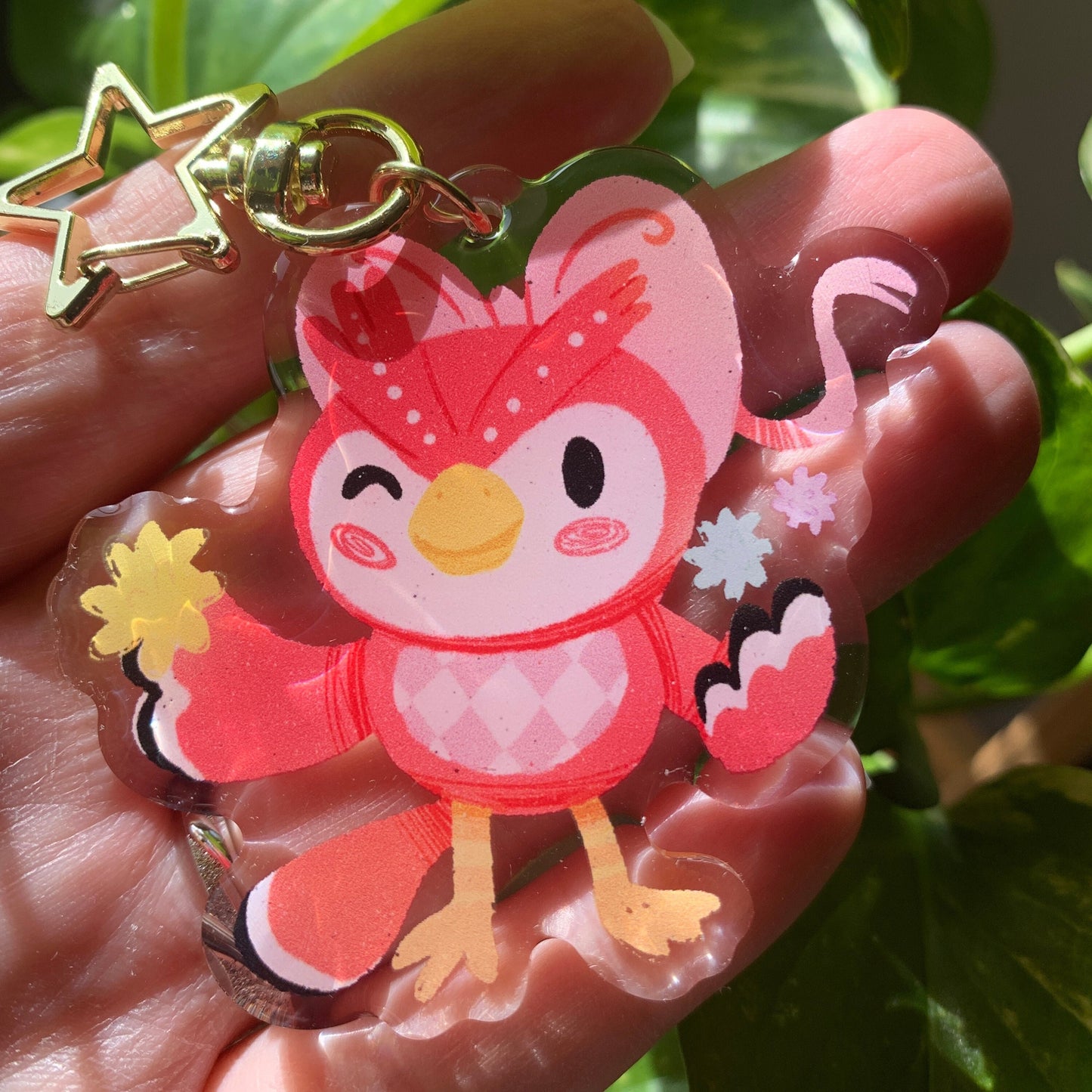 Celeste Keyring | Celeste llavero | Animal Crossing Llavero | New Horizons | Llavero colgante regalo llaves mochila Keychain