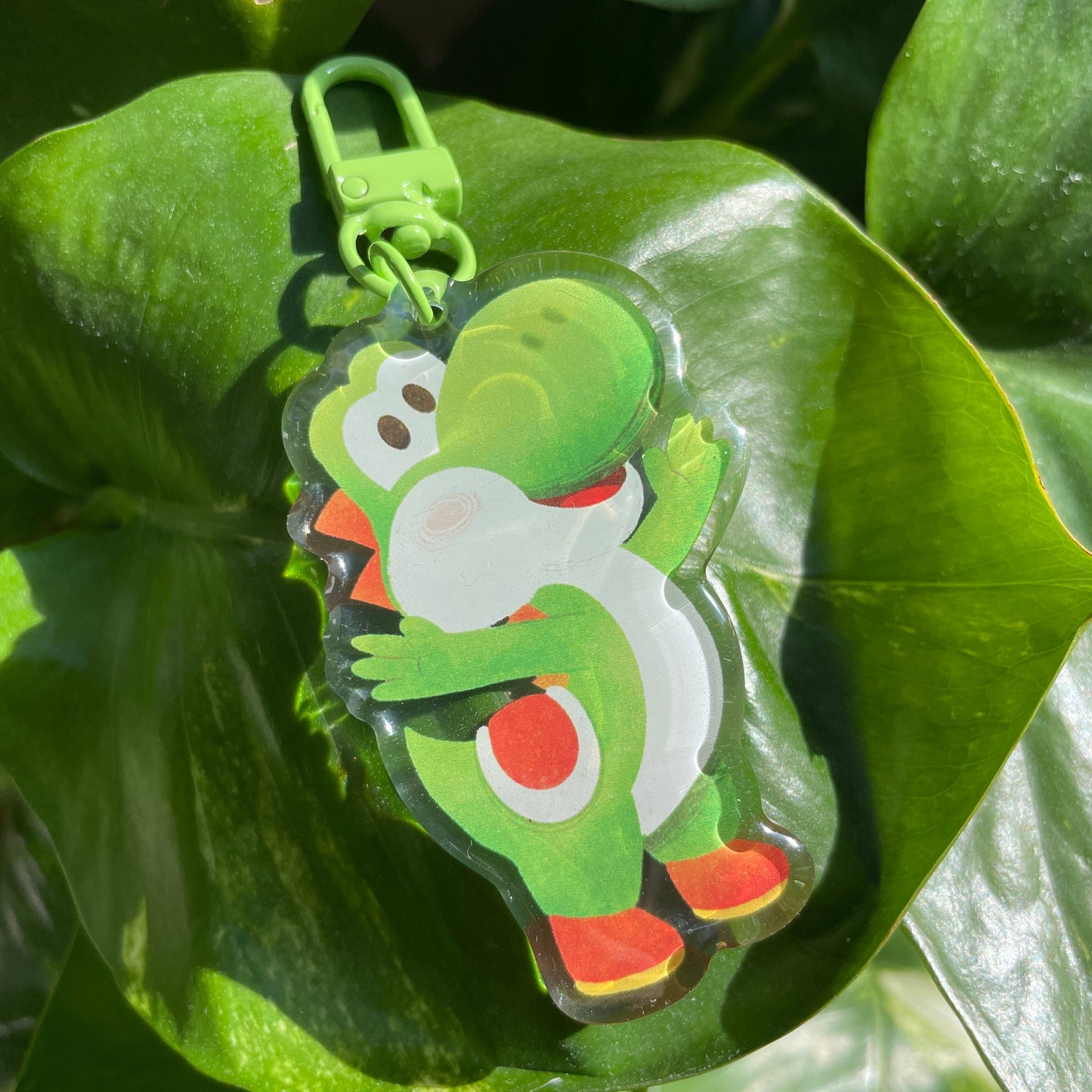 Llavero Yoshi | Keyring Keychain Acrilico colgante regalo llaves mochila Keychain