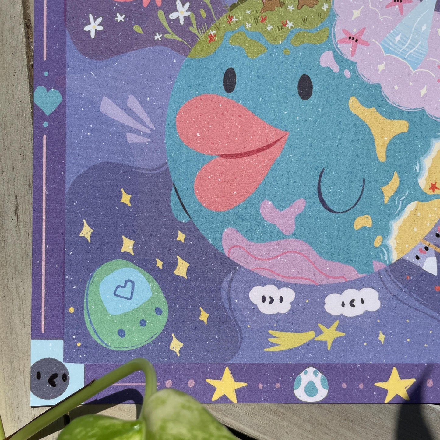 Print Tamagotchi Paradise de la colección de ilustraciones "Welcome Tamagotchi Paradise"