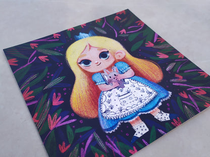 Print Alice | Ilustración Alice | Fanart Alice in Wonderland | Disney Fan Art | Alicia en el país de las maravillas