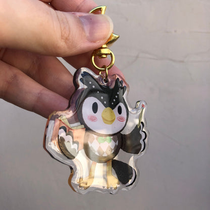 Socrates Keyring | Blathers llavero | Animal Crossing Llavero | New Horizons | Llavero colgante regalo llaves mochila Keychain
