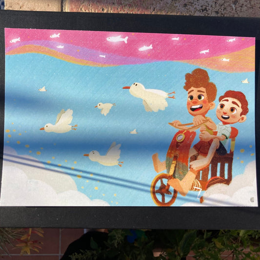 Print Luca | Fanart Luca | Ilustración Luca | Pixar Fan Art | Disney Fan Art