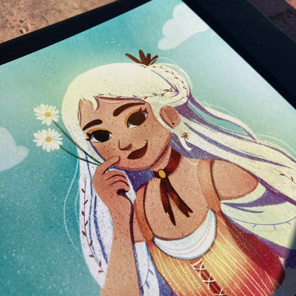 Print White | Illustration | Ilustracion | Original Character | OC | Art Print | Draw