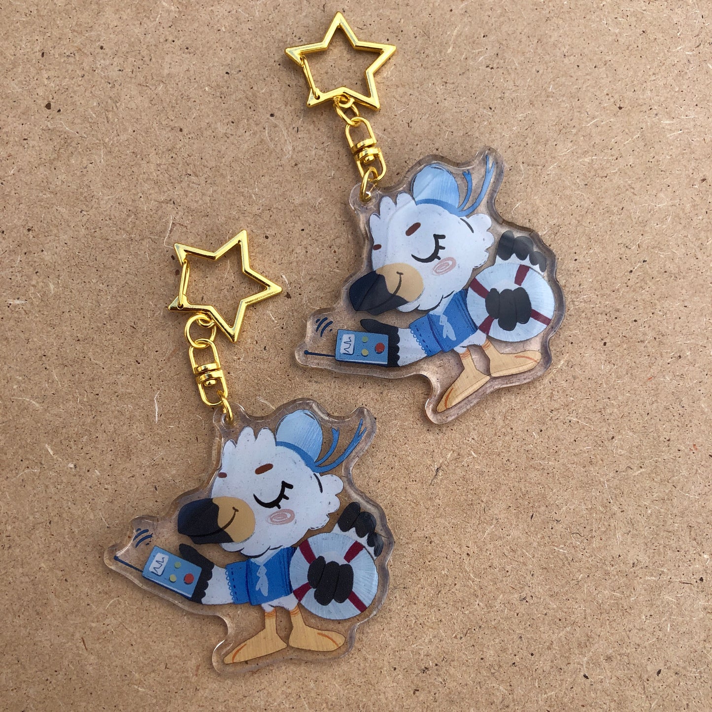 Gulliver Keyring | Gulliver llavero | Animal Crossing Llavero | New Horizons | Llavero colgante regalo llaves mochila Keychain