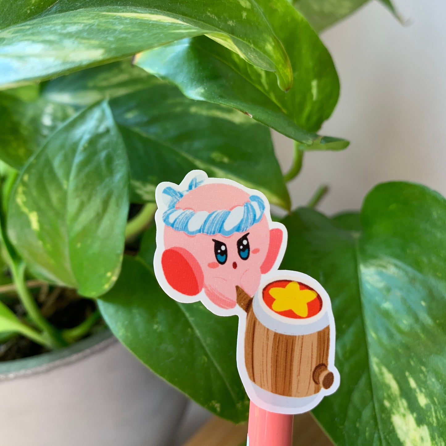 Pegatinas Kirby, Hoja de pegatinas stickers decoración, Pack de pegatinas precortadas