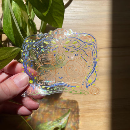 Wirt & Greg Suncatcher, OTGW Pegatina atrapasol reutilizable para ventana