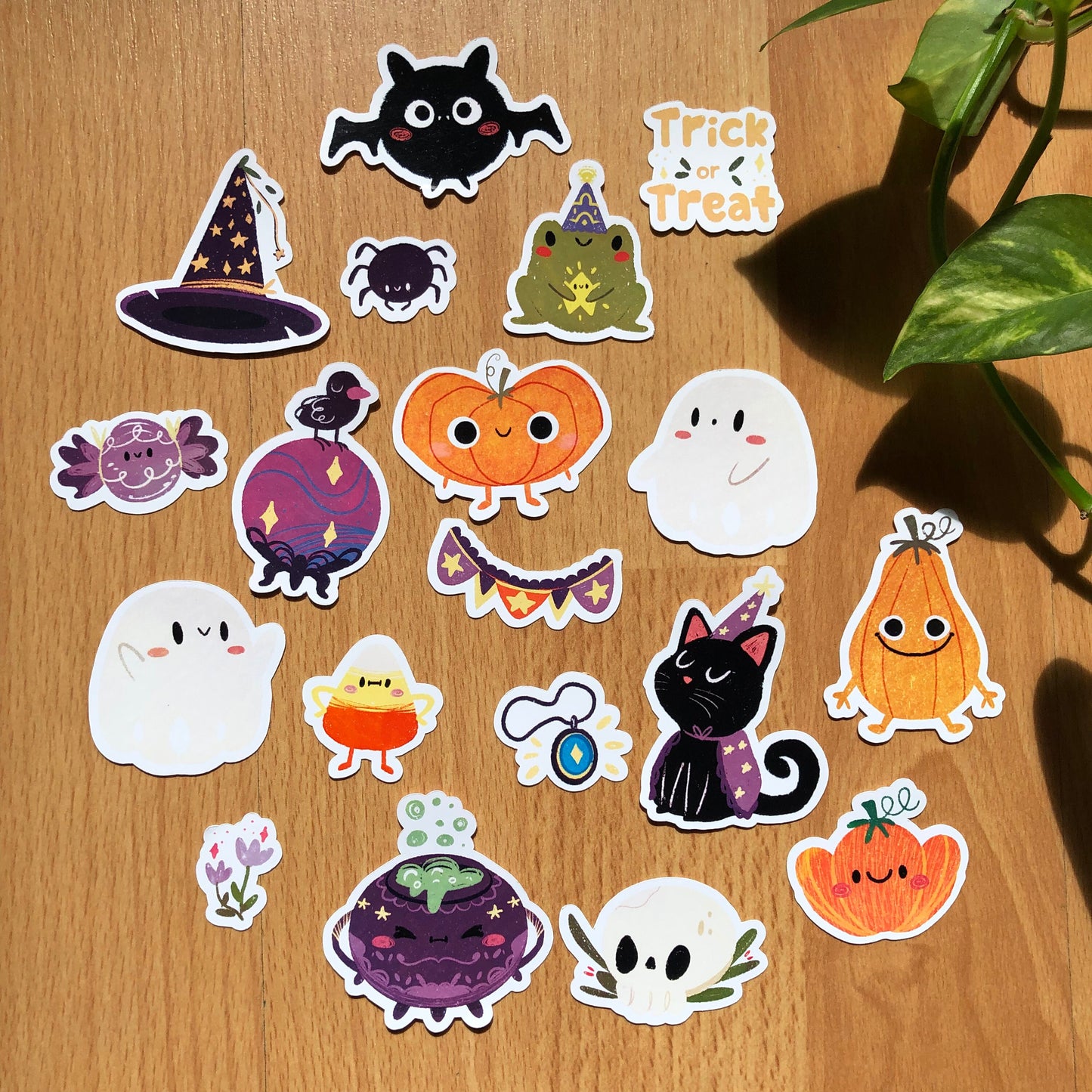 Pack de Pegatinas Halloween, Pegatinas Otoñales Halloween