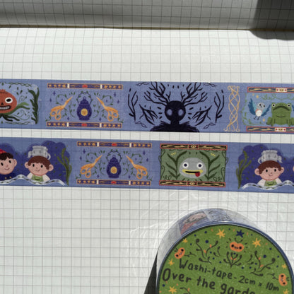 Washi Tape Over The Garden Wall Ilustrado: Cinta Decorativa Retro y Kawaii de la colección "OTGW"