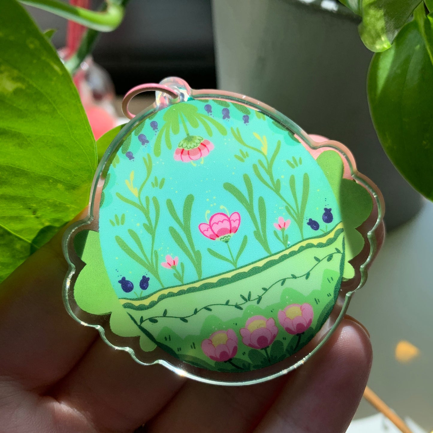 Llavero flores fanart | Tamagotchi shaker