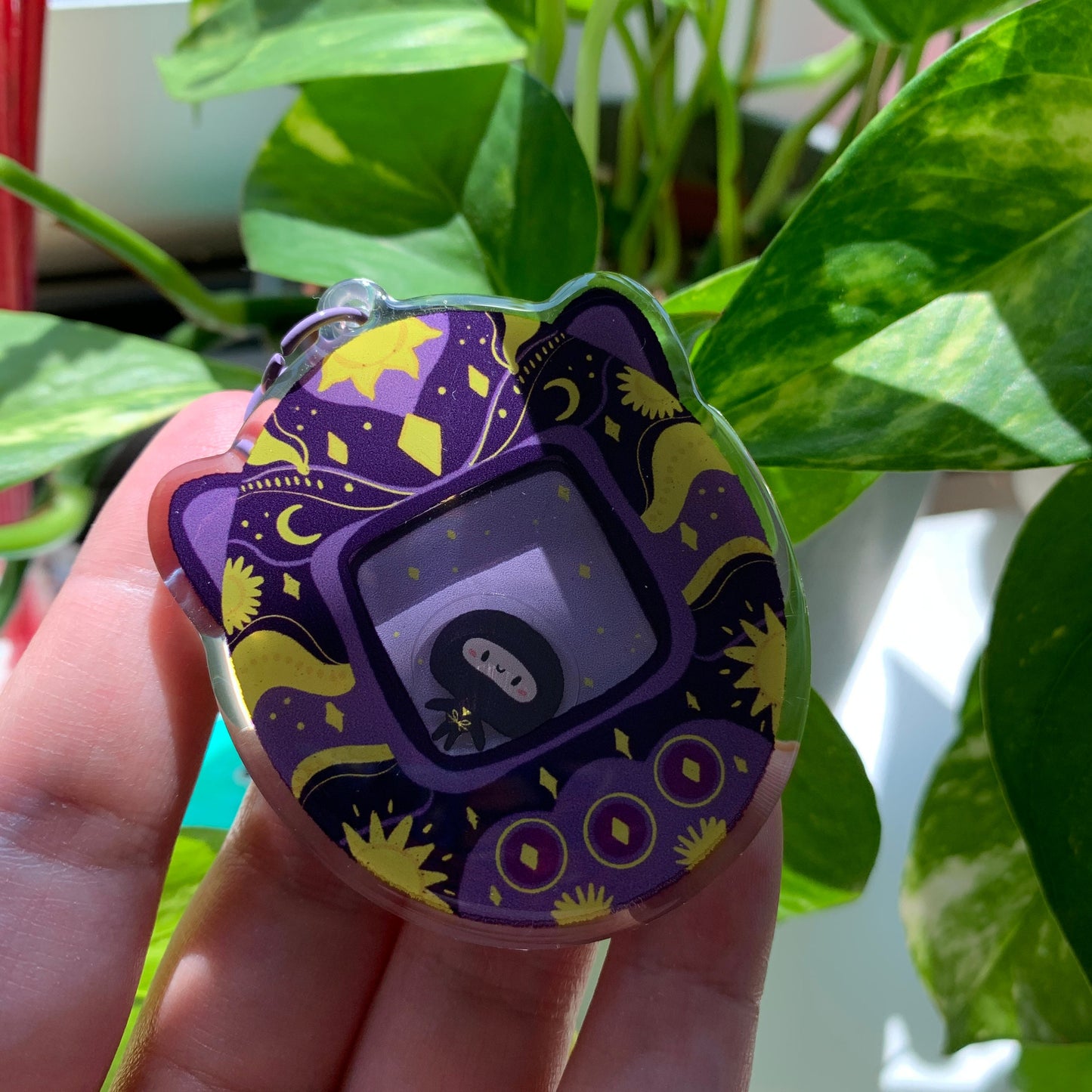 Llavero Ninja sol y luna Gozarutchi tamagotchi | Tamagotchi shaker