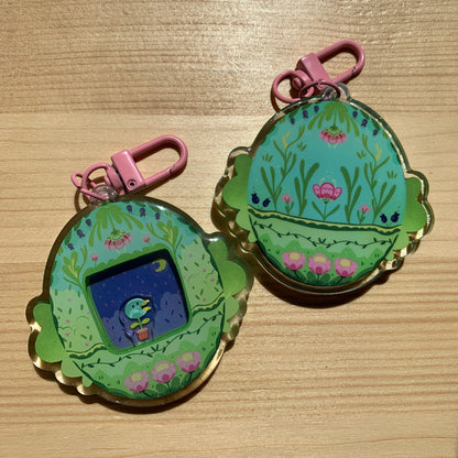 Llavero flores fanart | Tamagotchi shaker