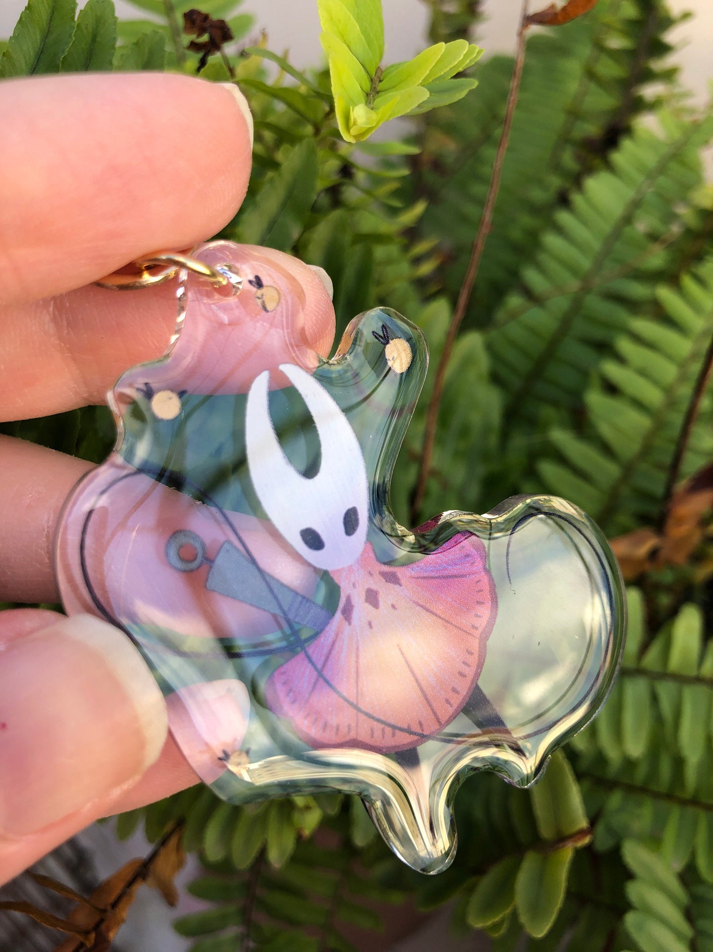 Hornet Keyring: Llavero Acrilico de la colección Hollow Knight, colgante para mochila