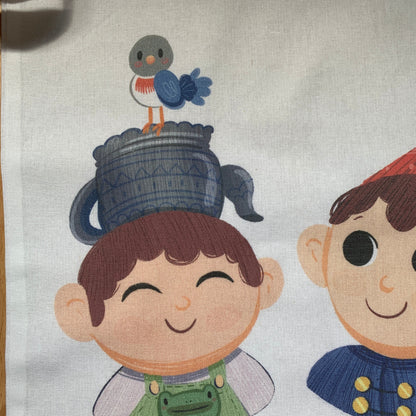 Tote Bag Over The Garden Wall | Bolsa Tela Fanart Mas Allá del Jardín | Fan Art Wirt & Greg  100% Algodón 40x40cm 16x16inch