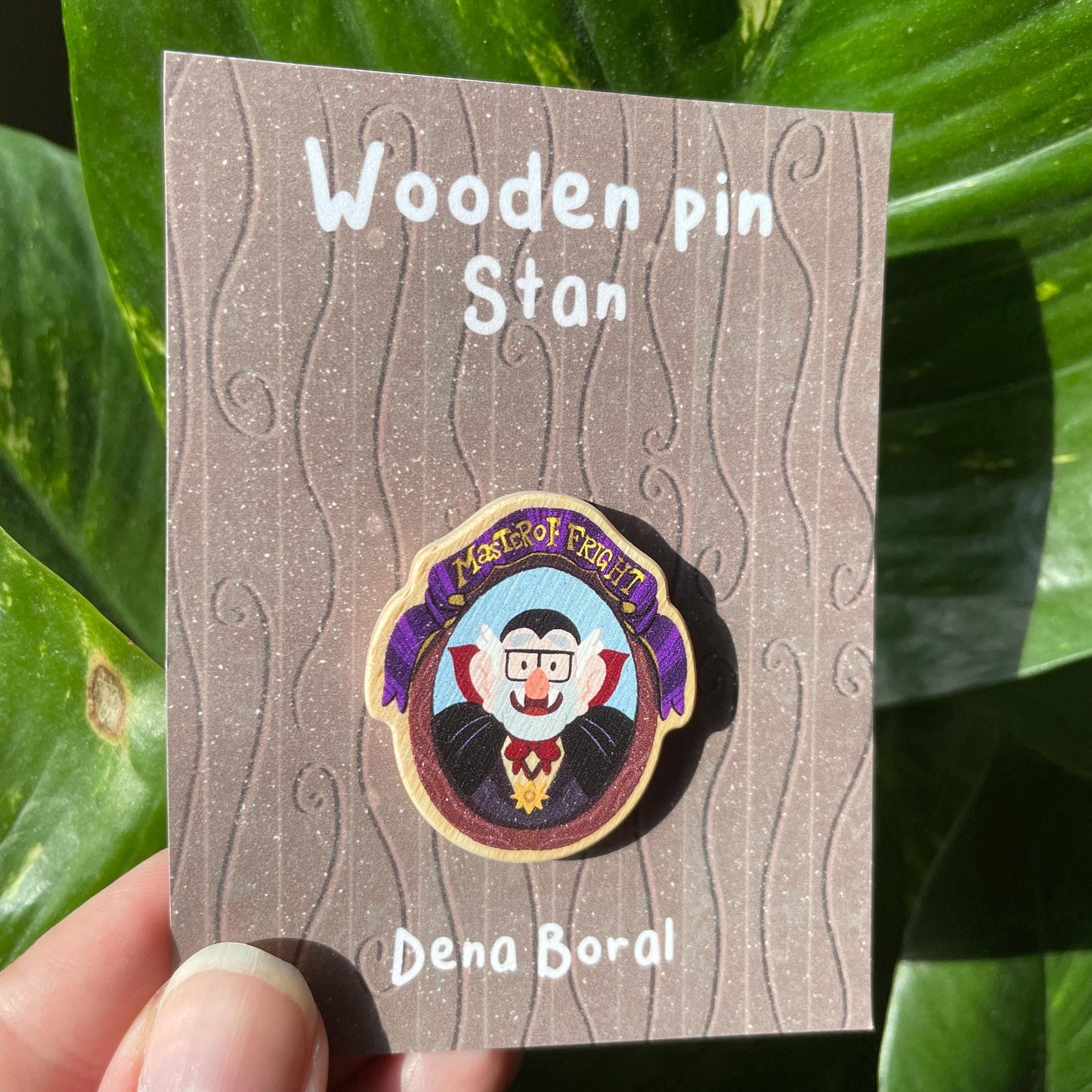 Summerween Stan Pines Gravity Falls Pin de Madera Natural