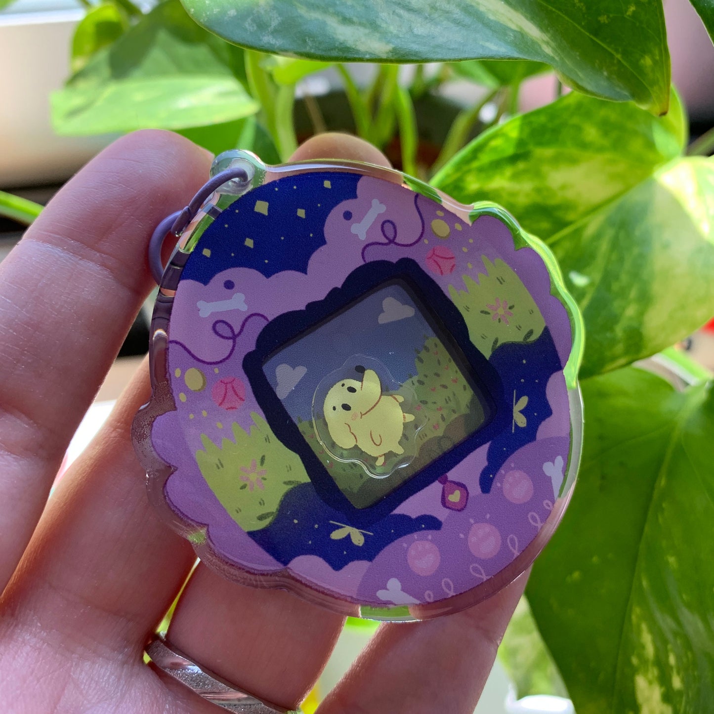 Llavero perro fanart | Tamagotchi shaker