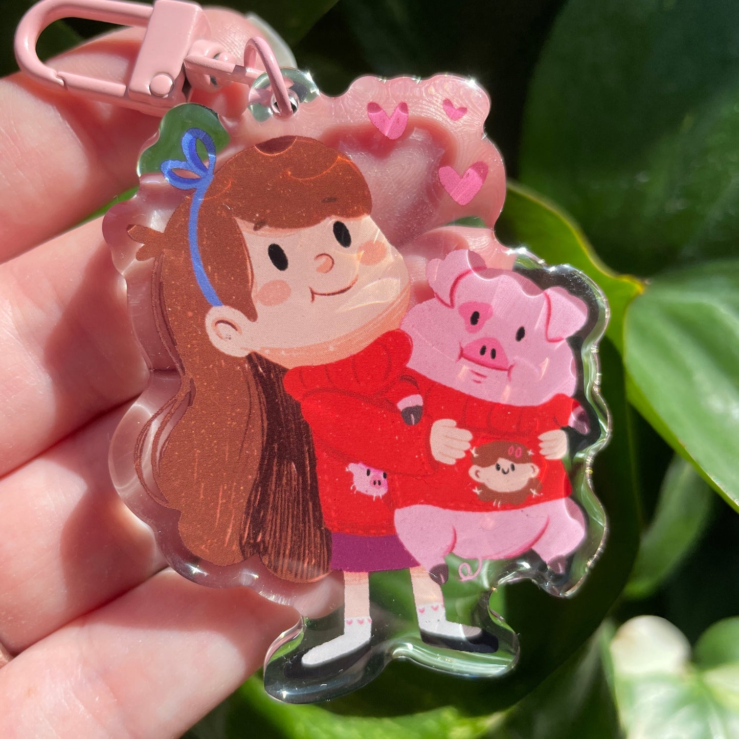 Mabel Gravity Falls Keychain Keyring |  llavero | Fanart colgante regalo llaves mochila
