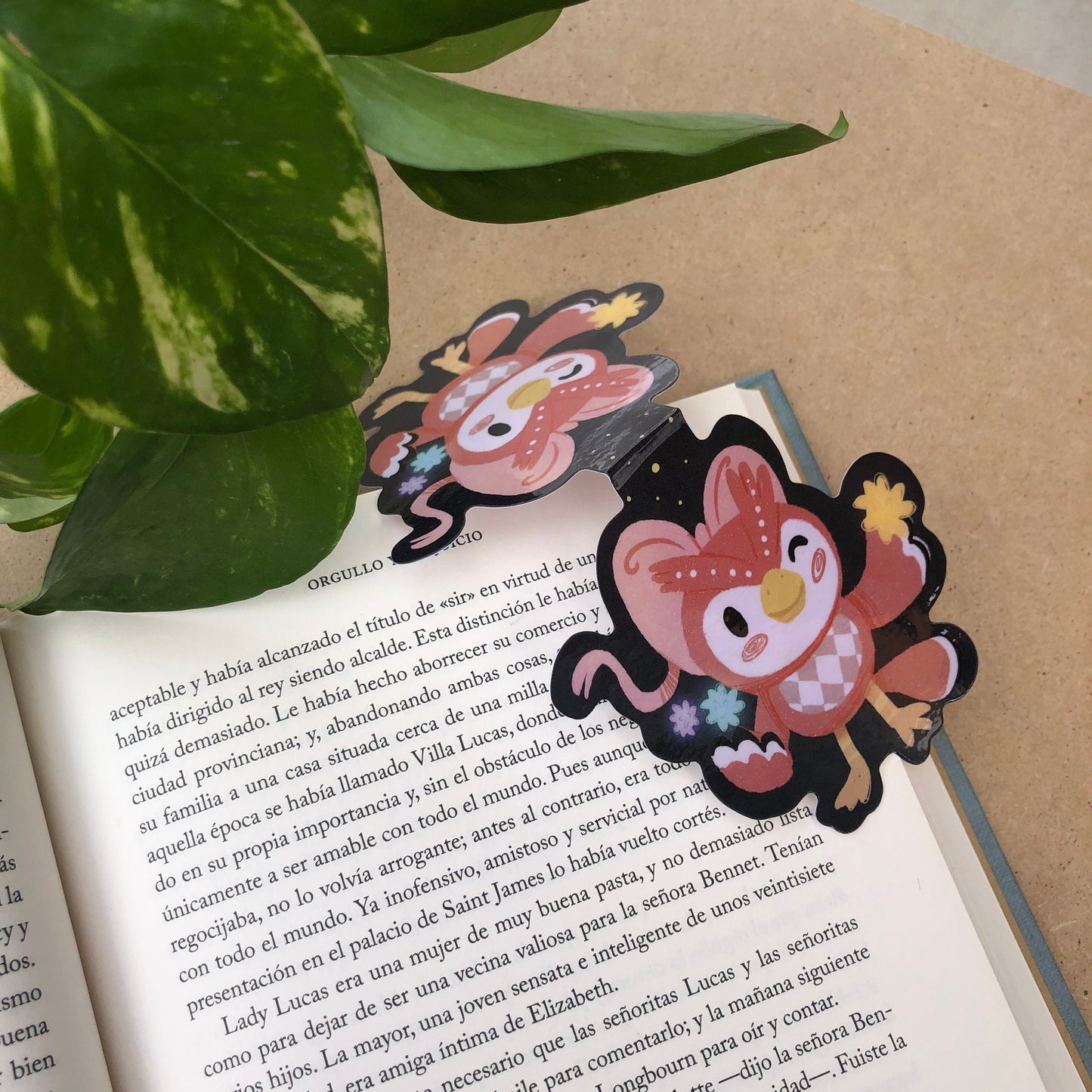 Celeste Animal Crossing Marcapáginas | Separador magnético Punto de Libro | Hecho a mano Handmade