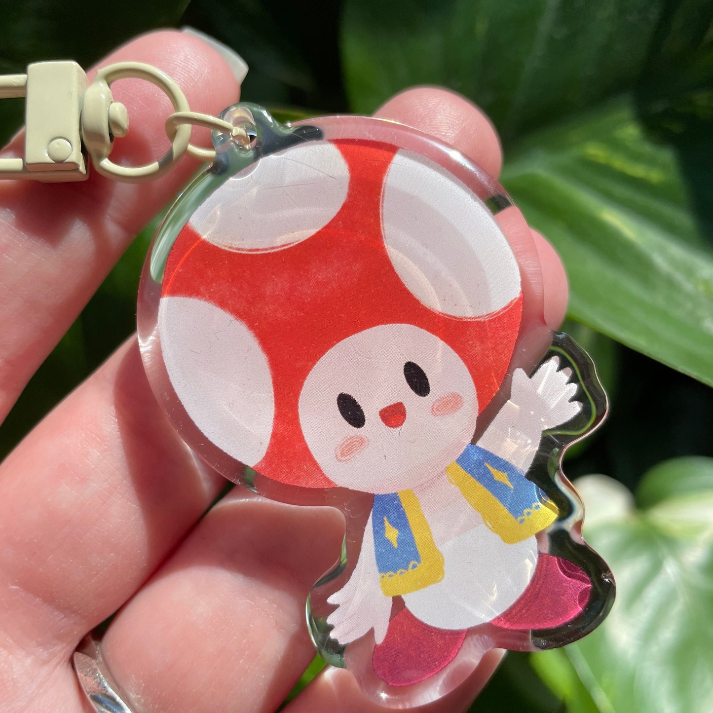 Llavero Toad | Keyring Keychain Acrilico colgante regalo llaves mochila Keychain