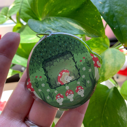 Shaker Champiñon Llavero | Tamagotchi shaker Keychain Champiñones Mushroom Seta Silvestre
