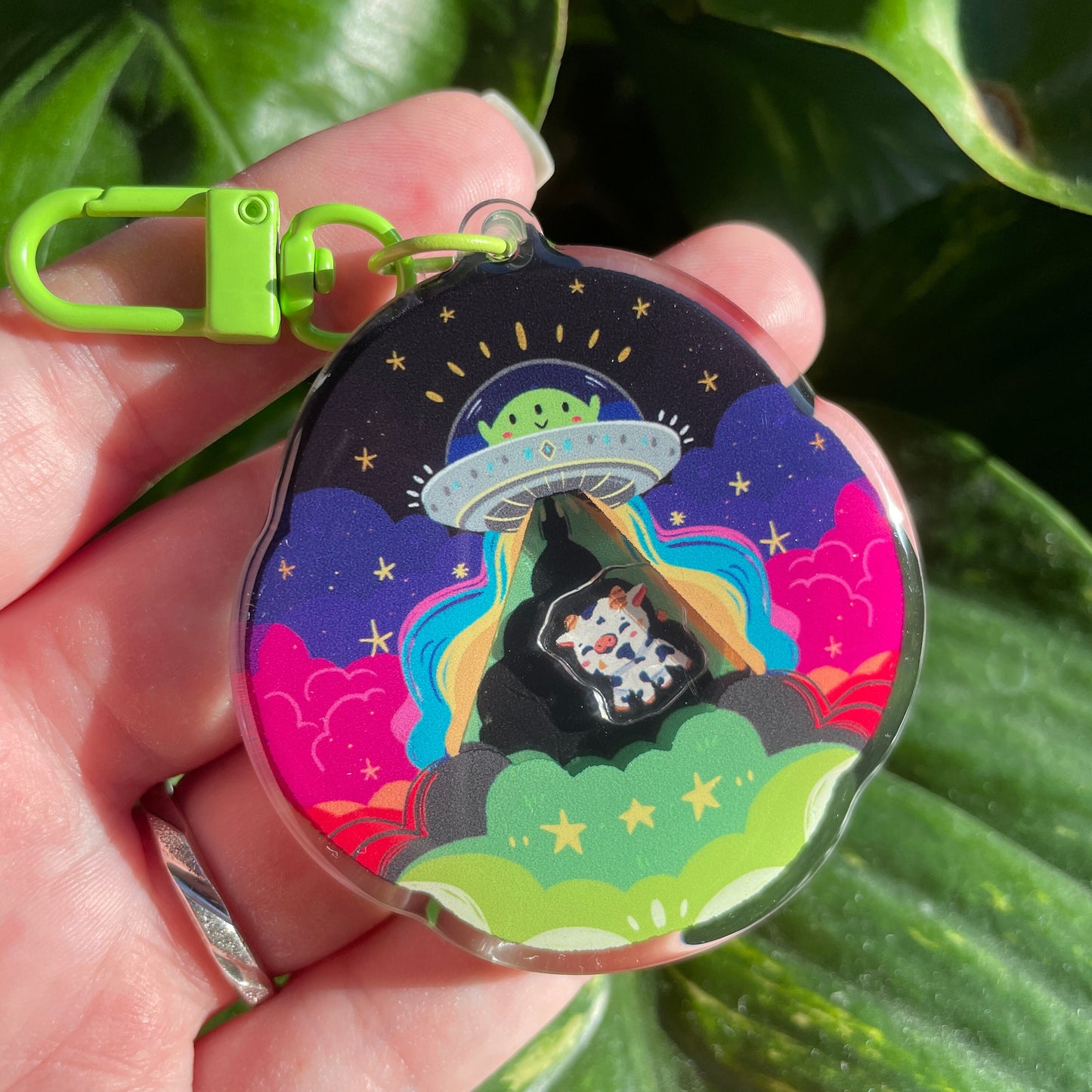 Shaker Vaquita Aliens Llavero, Tamagotchi shaker Keychain