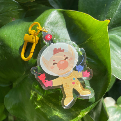 Llavero Olimar | Capitan Olimar Pikmin Keyring Keychain Acrilico colgante regalo llaves mochila Keychain