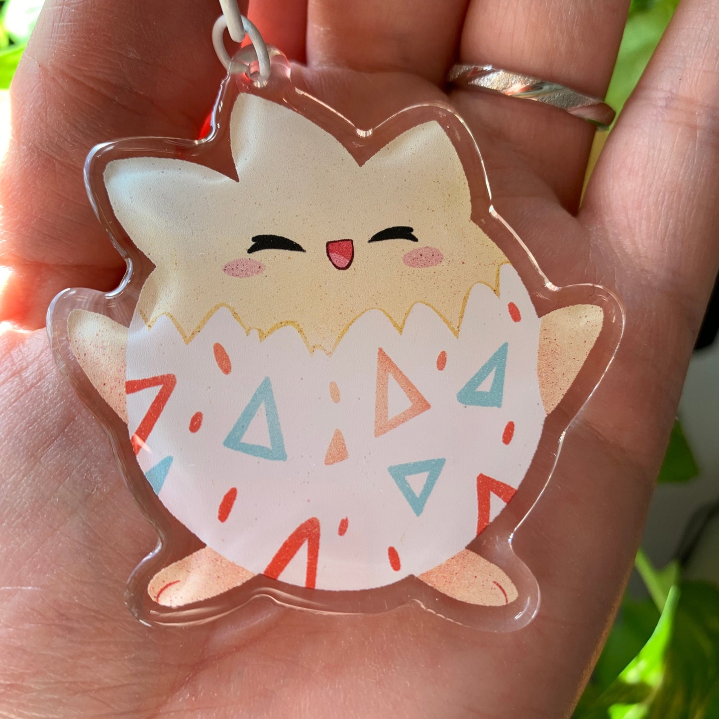 Togepi-Poke Keyring | llavero | Fanart colgante regalo llaves mochila