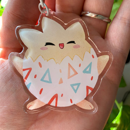 Togepi-Poke Keyring | llavero | Fanart colgante regalo llaves mochila