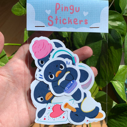 Pack Pegatinas Pingu | Stickers Pack | Fanart