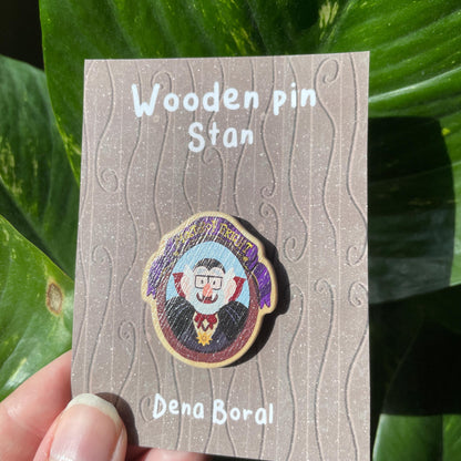 Summerween Stan Pines Gravity Falls Pin de Madera Natural