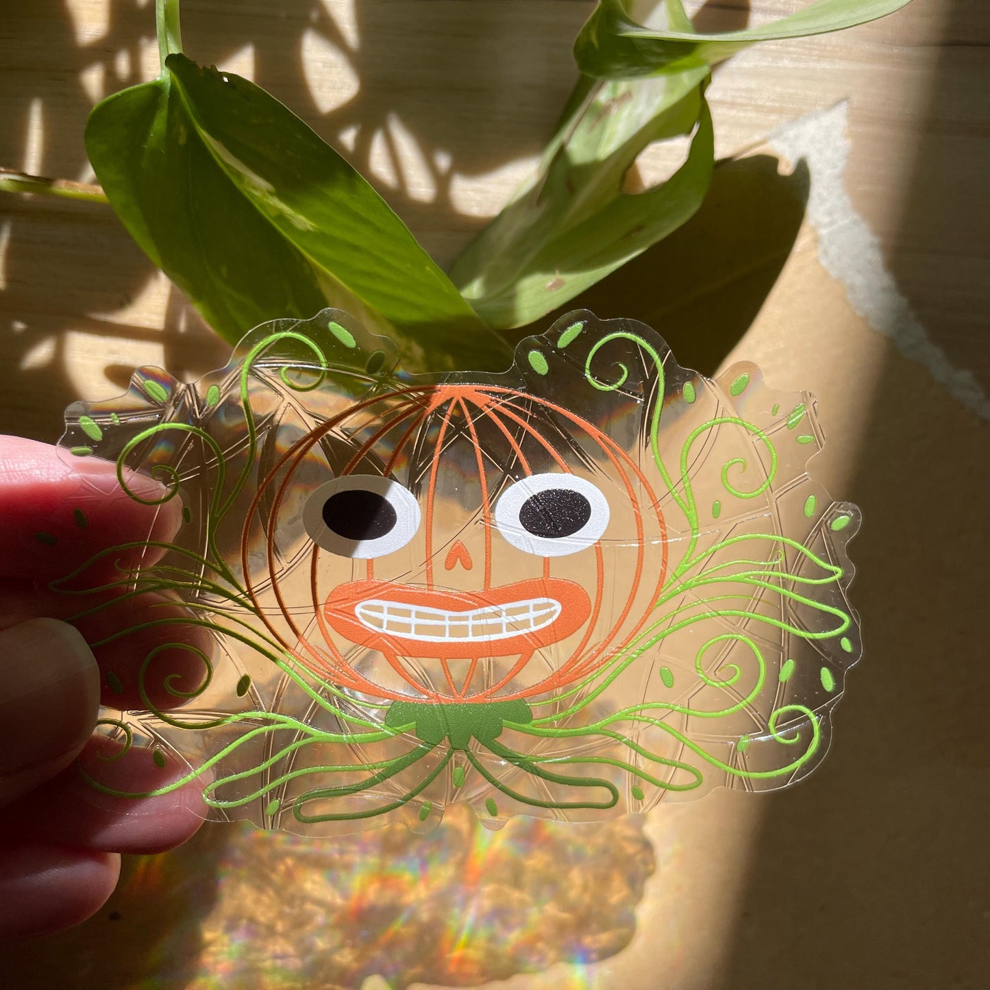 Enoch Suncatcher, OTGW Pegatina atrapasol reutilizable para ventana