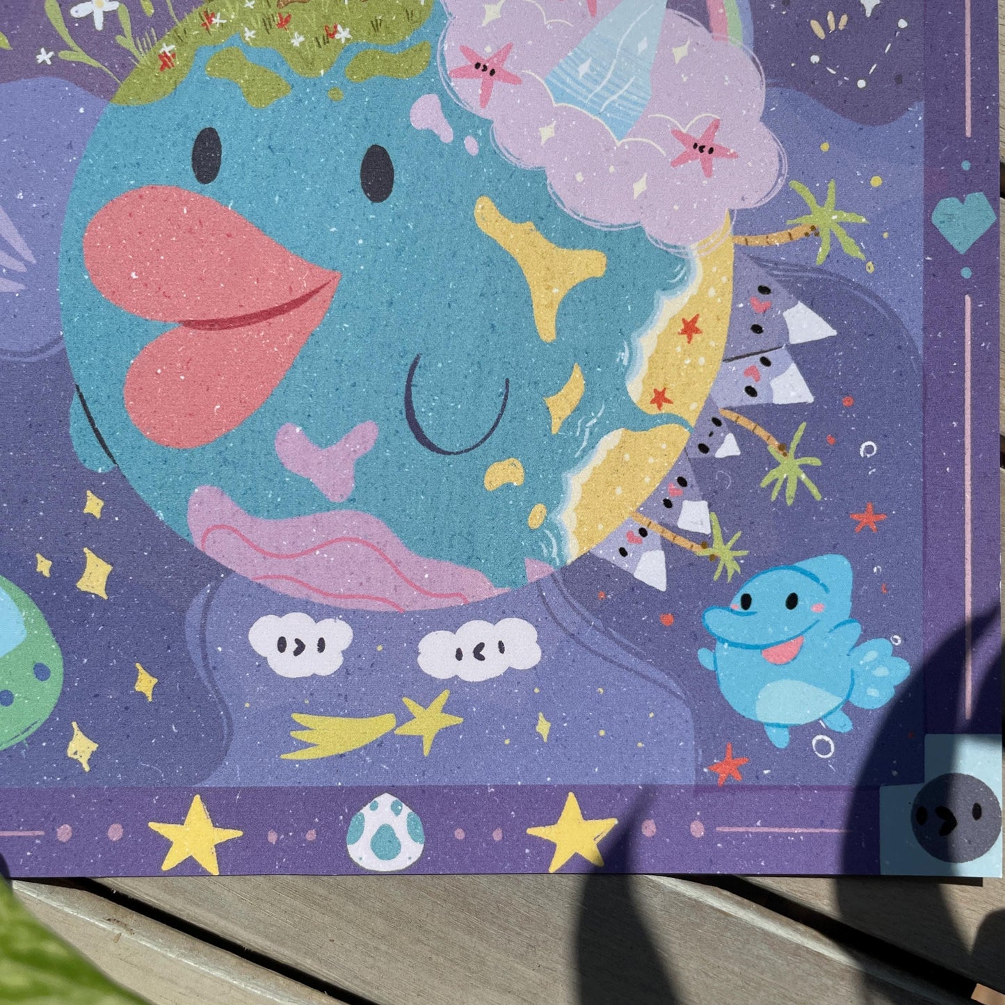 Print Tamagotchi Paradise de la colección de ilustraciones "Welcome Tamagotchi Paradise"