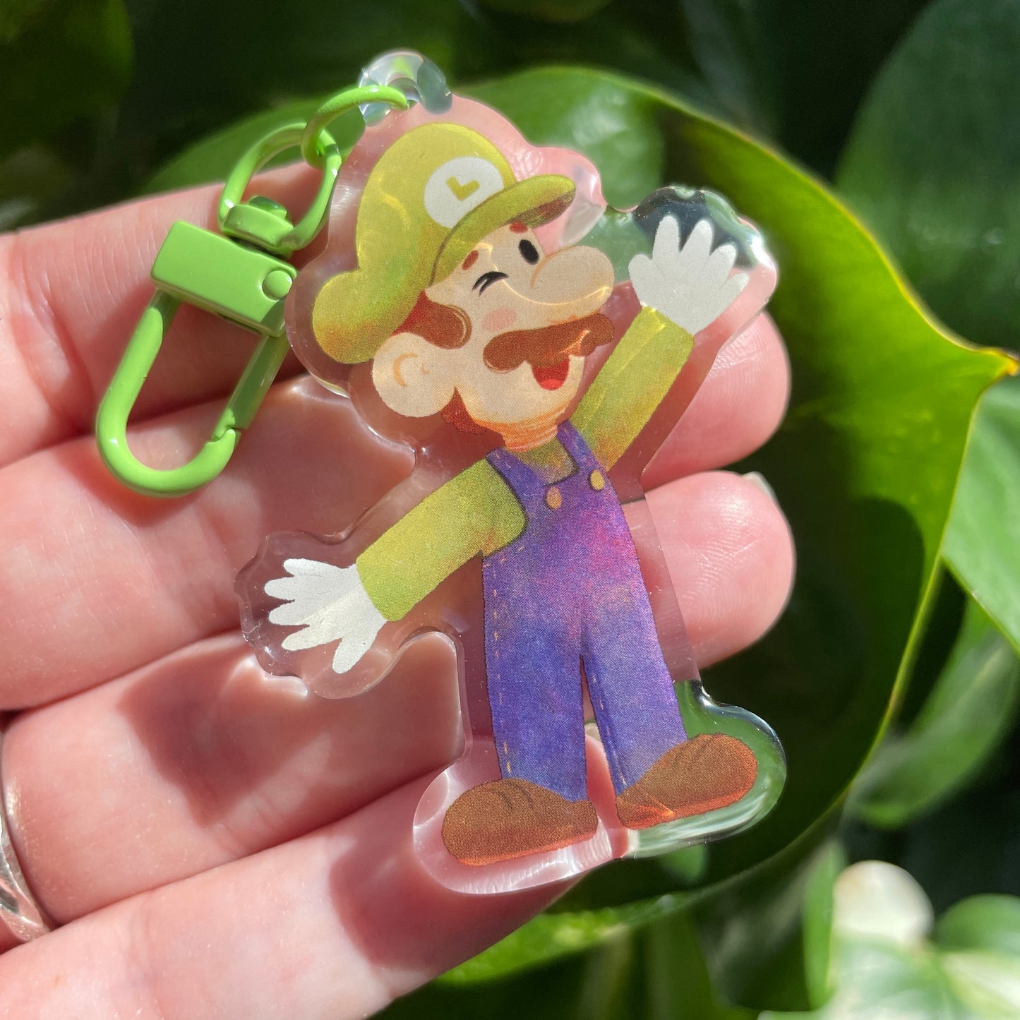 Llavero Luigi | Keyring Keychain Acrilico colgante regalo llaves mochila Keychain