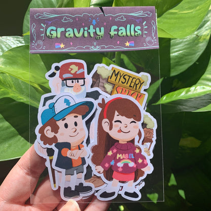 Pack Pegatinas Gravity Falls Fanart