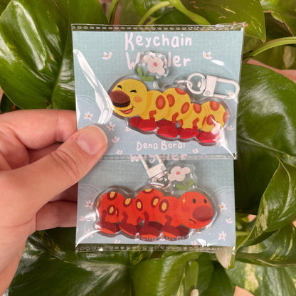 Llavero Floruga Doble Diseño | Keyring Keychain Acrilico colgante regalo llaves mochila Keychain