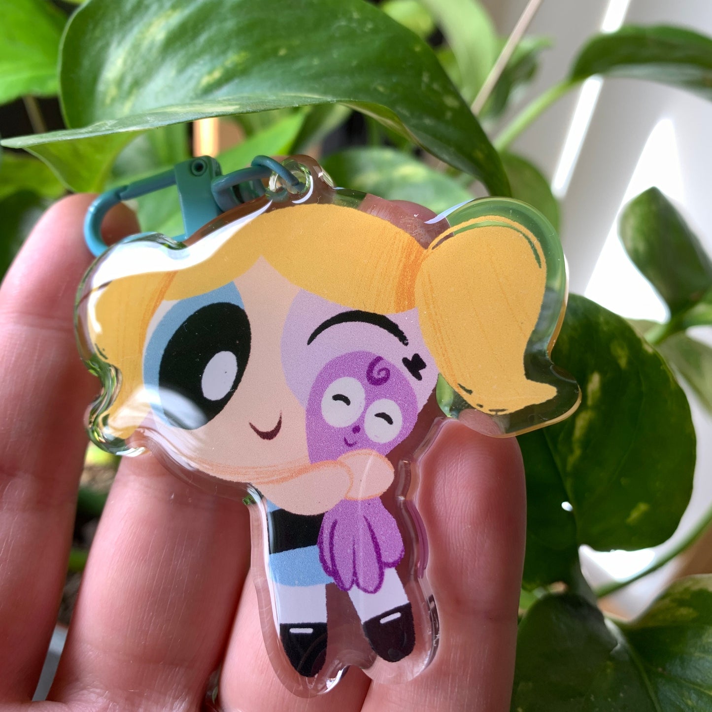 Llavero Burbuja Las Supernenas | Bubbles The Powerpuff Girls Keychain | Cartoon Network Fanart | Las Chicas Superpoderosas